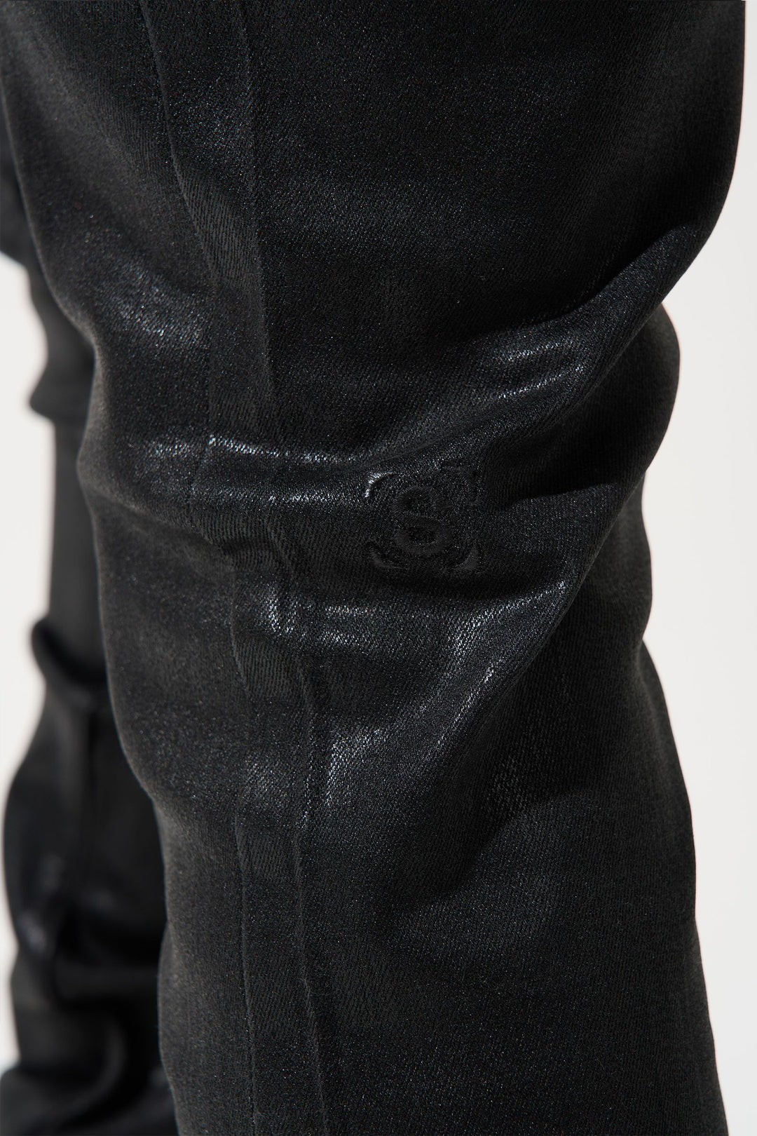 ONYX Jeans COATED BLACK
