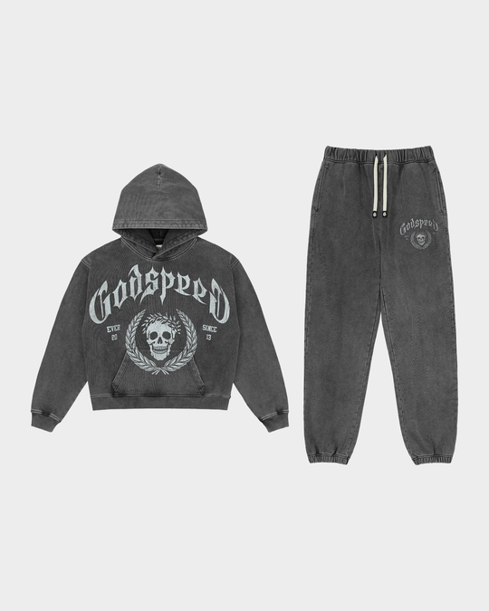 Victor Crest Sweatsuit (Grey)