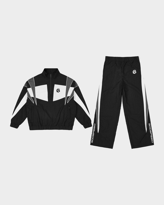 Prestige Tracksuit (Black/Grey/White)