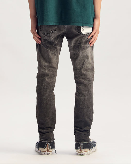 Skinny Tacking Jeans (Washed Black)