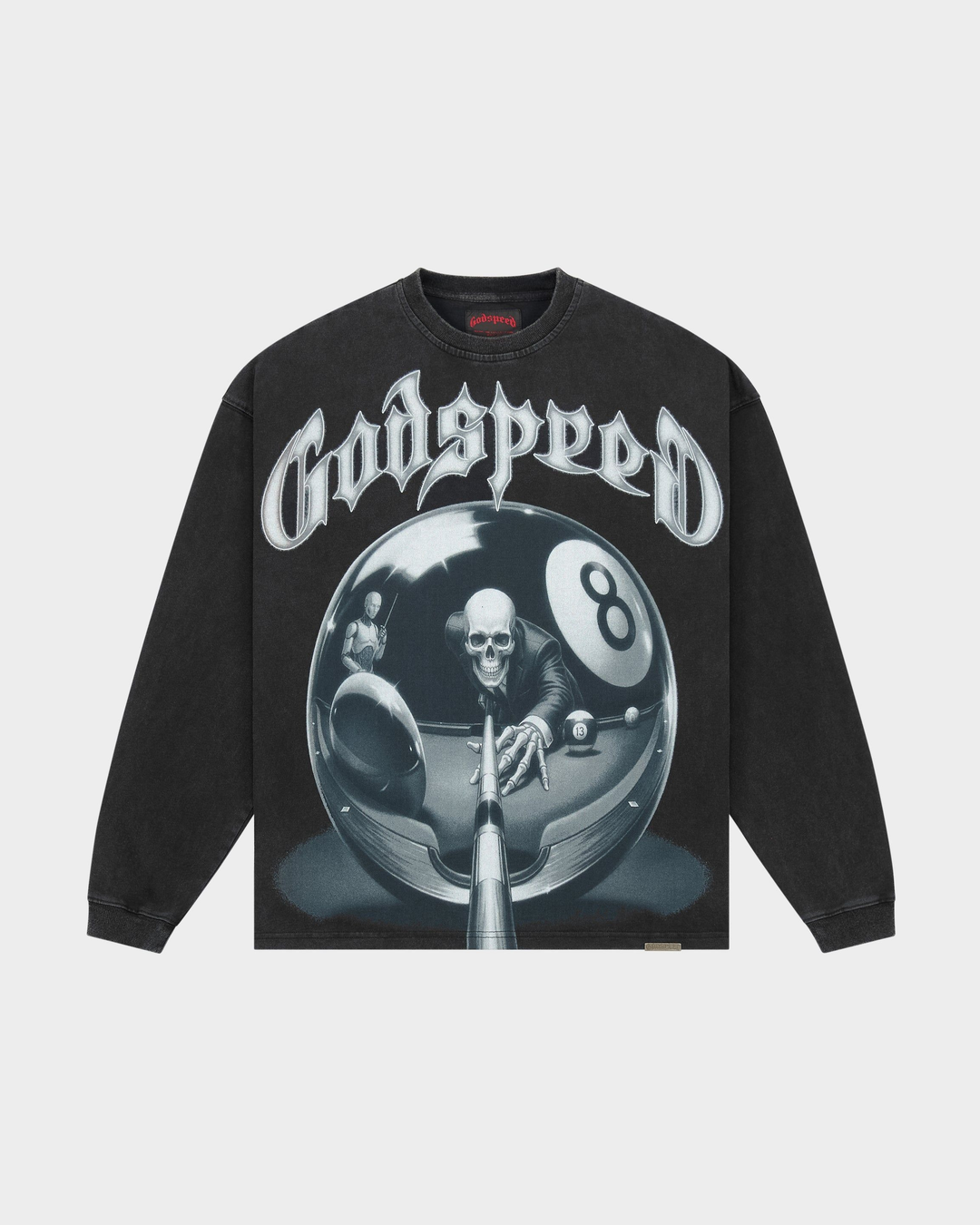 8ball CP LS T-shirt (Black Wash)