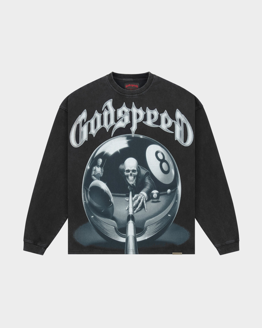8ball CP LS T-shirt (Black Wash)