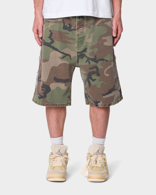 Baggy Mojave Canvas Shorts (Camo)