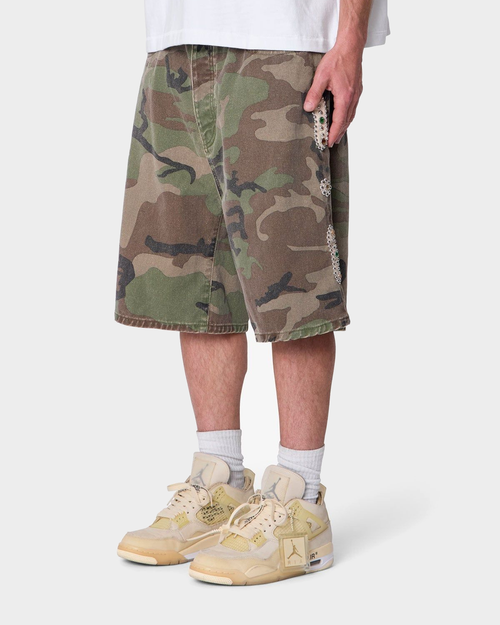 Baggy Mojave Canvas Shorts (Camo)