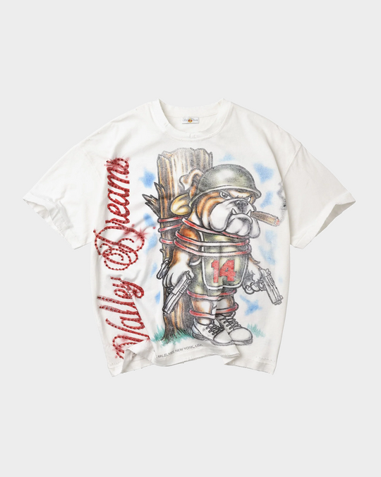 Bling Dog of War Tee (White)