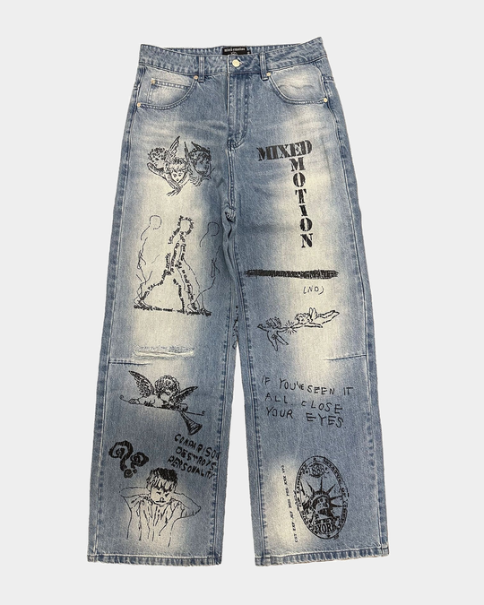 Blue 'Canvas' Denim