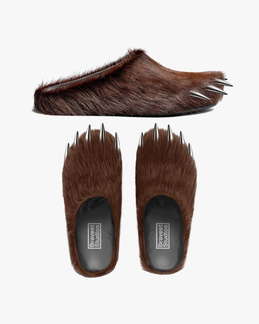 Bear Claw Brown Mules