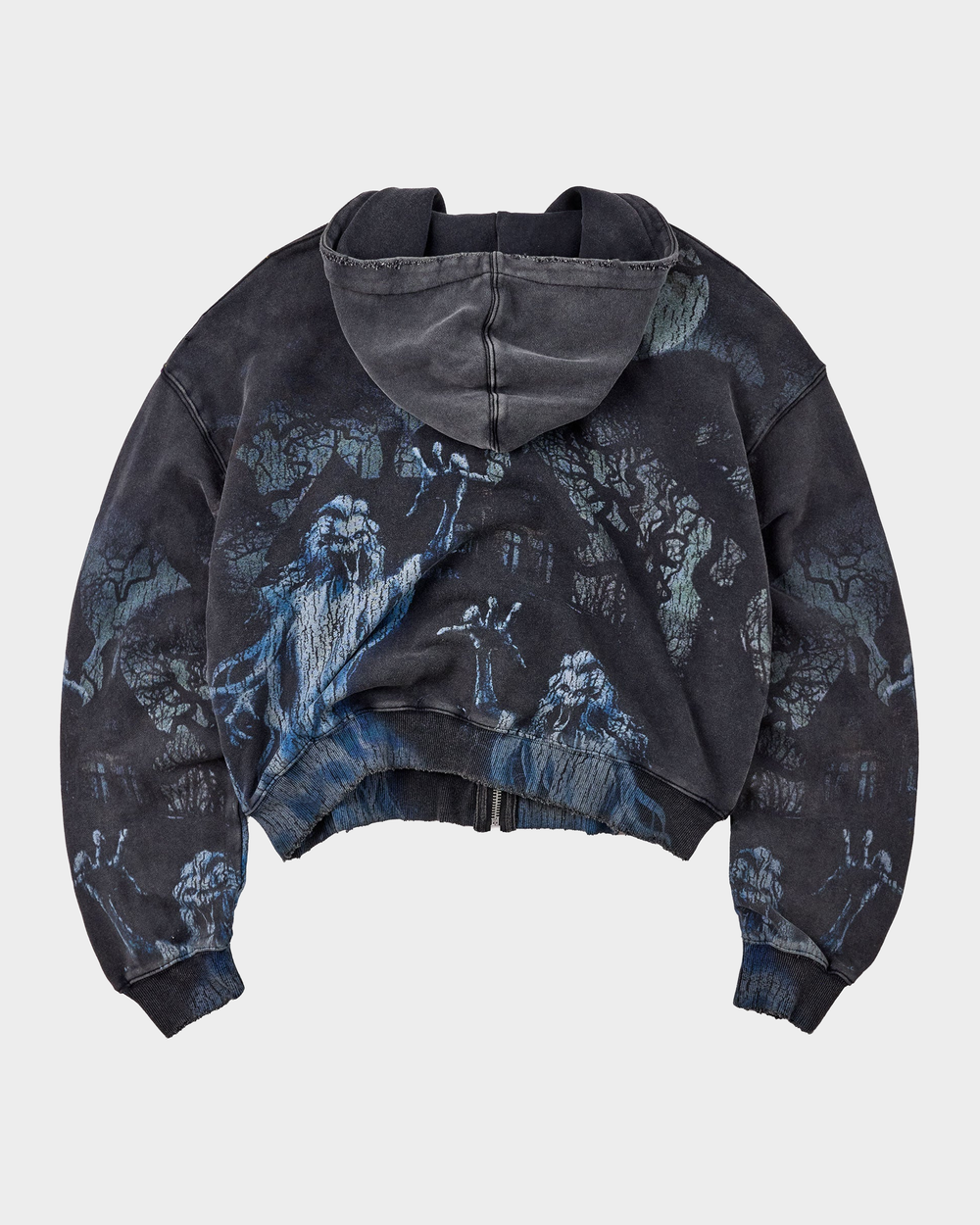 Casper Zip Up Hoodie (Black)