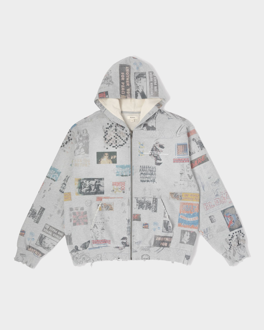 Construction Hoodie (Heather Grey)