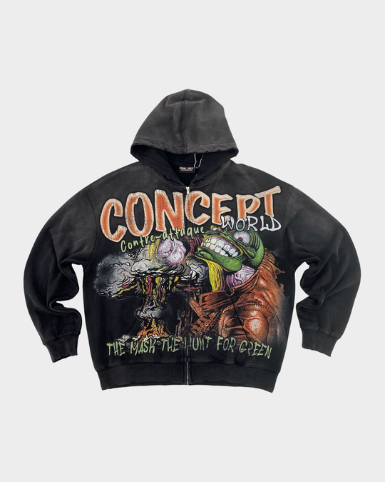 Contre Zip Up (Black)
