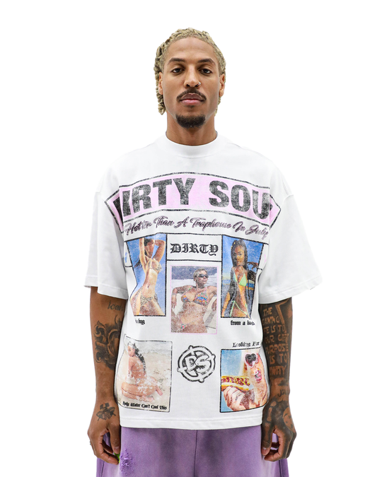 Dirty Dice Tee (White)