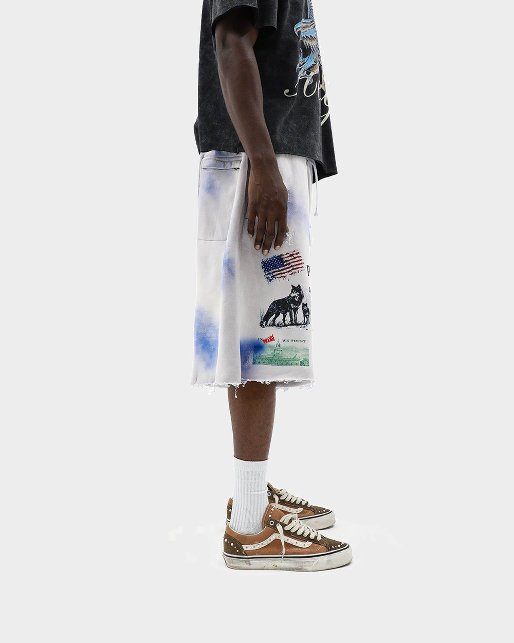 Dirty Souf Shorts (Sky Wash)