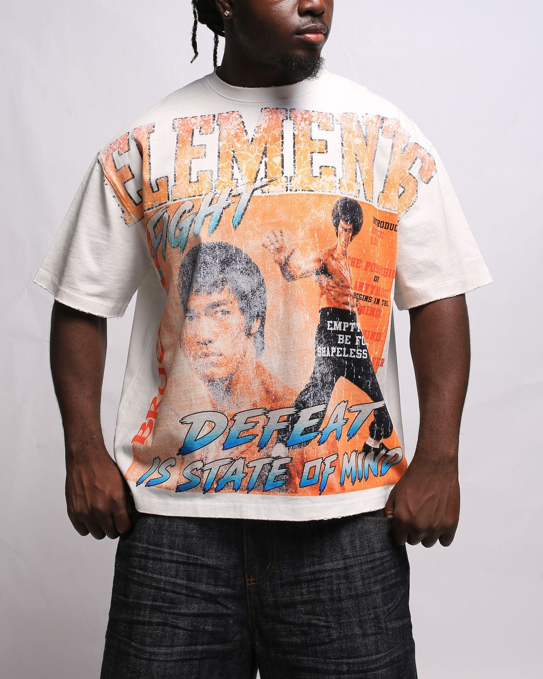 State of Mind Tee (White/Orange)