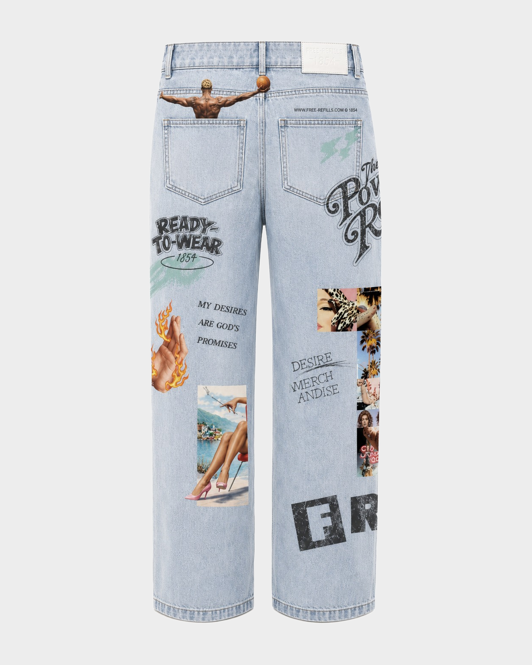 The Powder Room Jeans (Blue)
