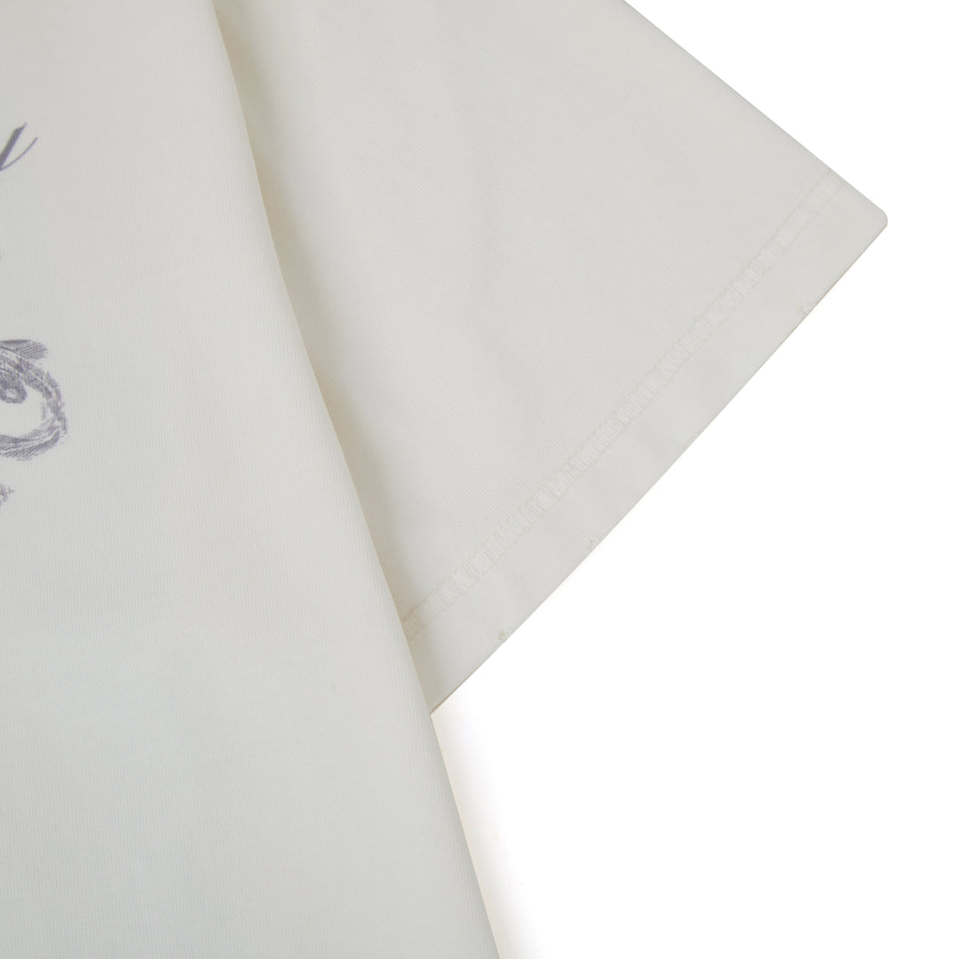 Flourish Tee (Cream)
