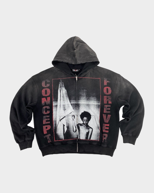 Forever Zip Up (Black Wash)