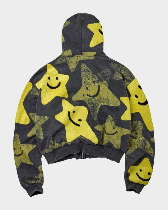 Gilmore Zip Up (Black/Yellow)