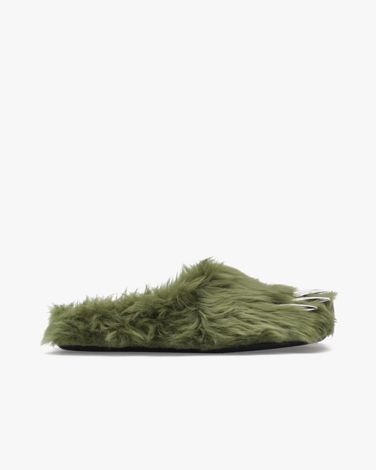 Bear Claw Green Mules