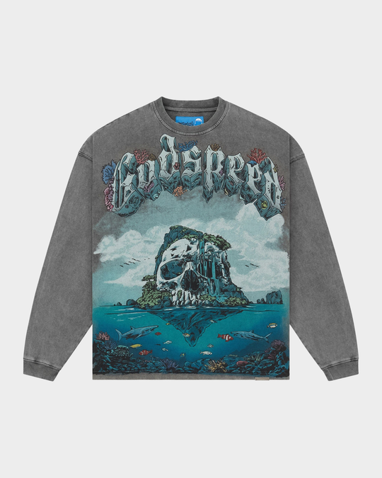 GS Island II LS Tee NG (Grey Wash)