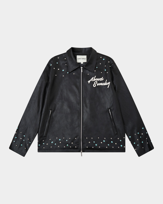 Hollywood Black Vegan Leather Jacket