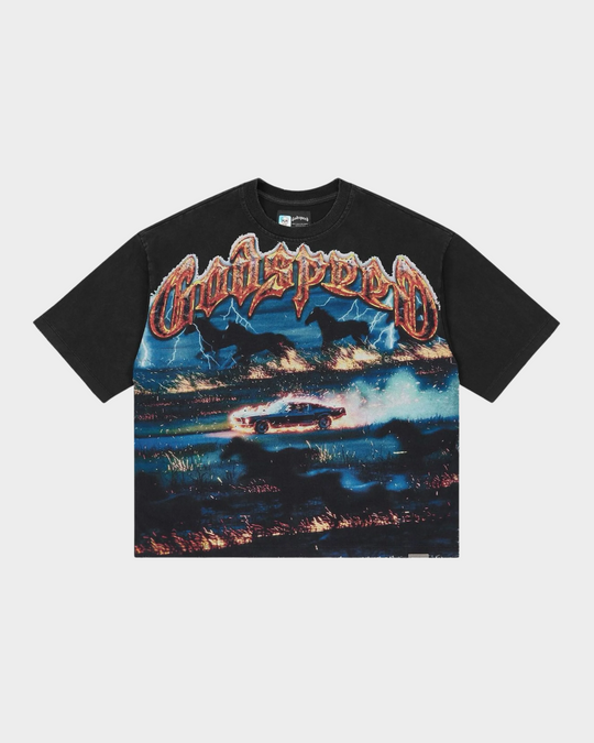 Horsepower Black Tee