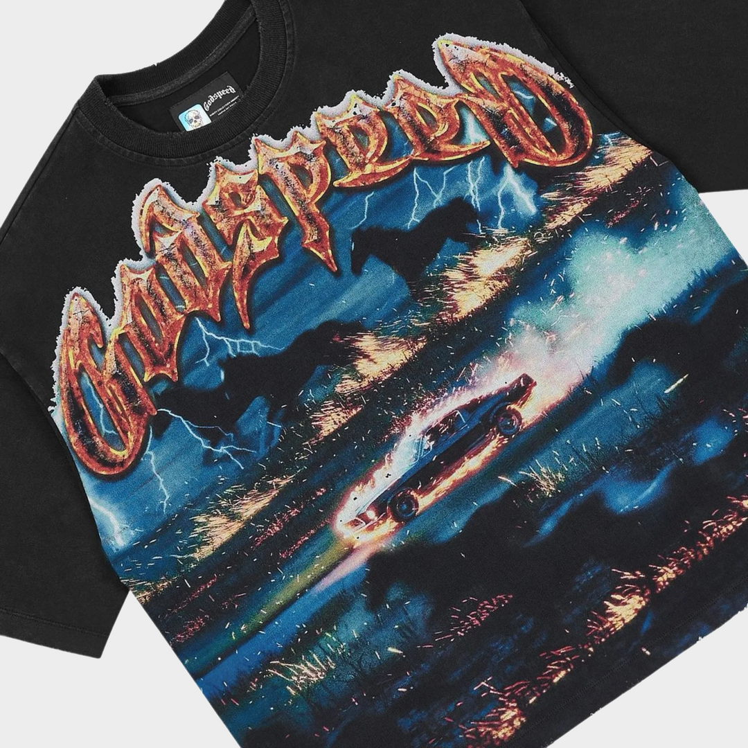 Horsepower Black Tee