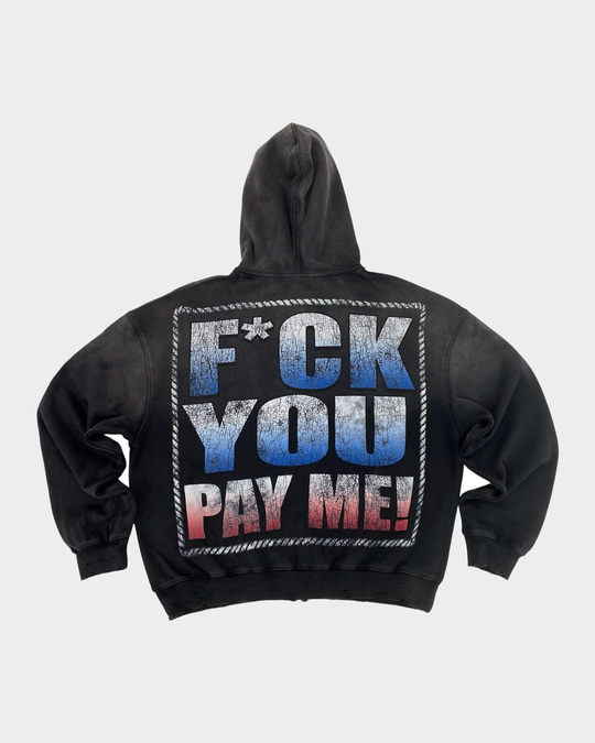 Iron Will 2.0 Hoodie (Black Wash)