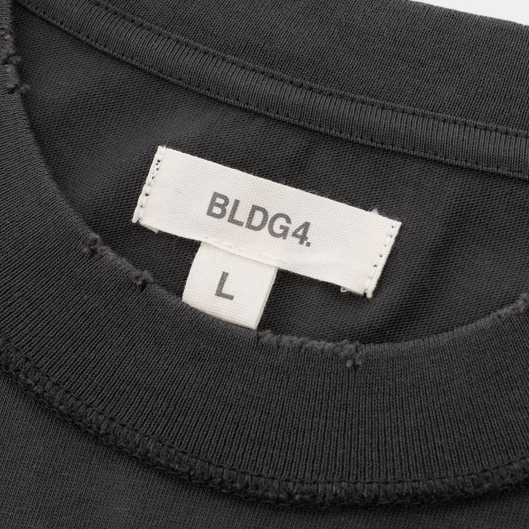 Joisted Layered LS Knit Tee (Jet Set)