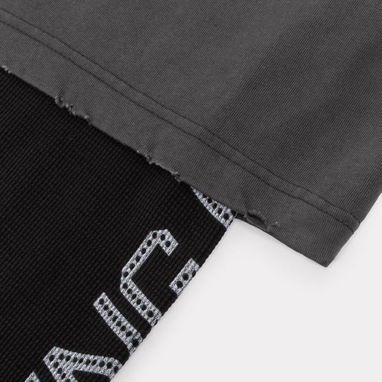 Joisted Layered LS Knit Tee (Jet Set)