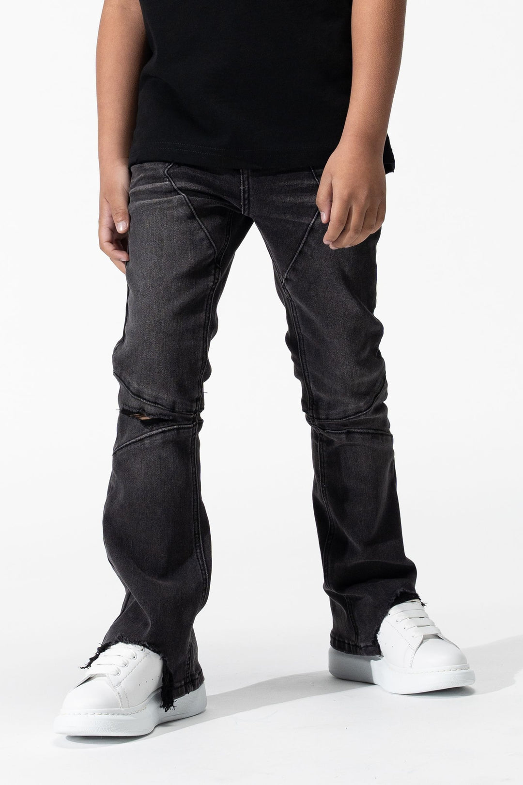 Kids Nickel Stacked Jeans