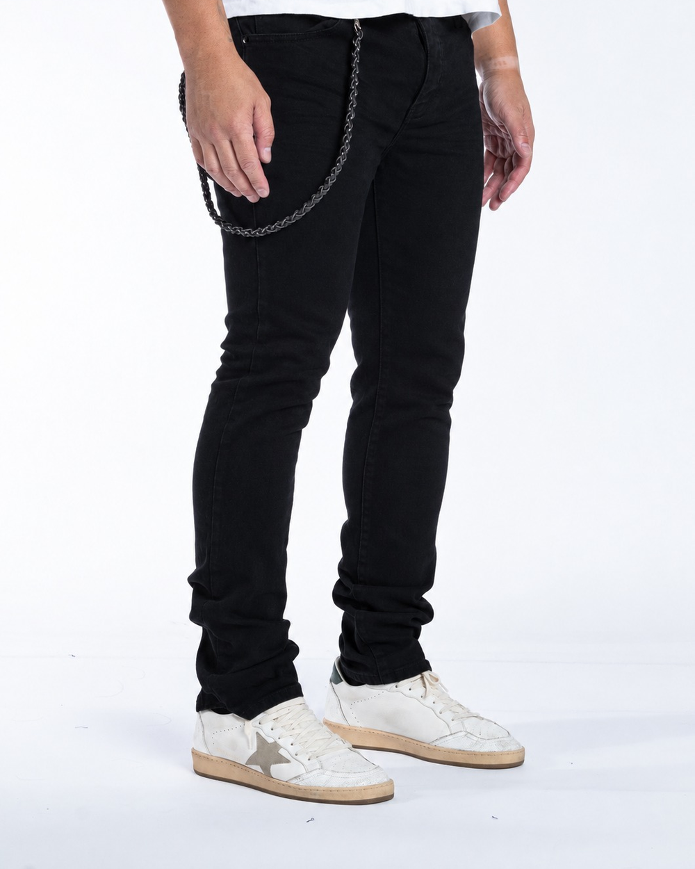 Skinny Core Non-Distress Denim (Black)
