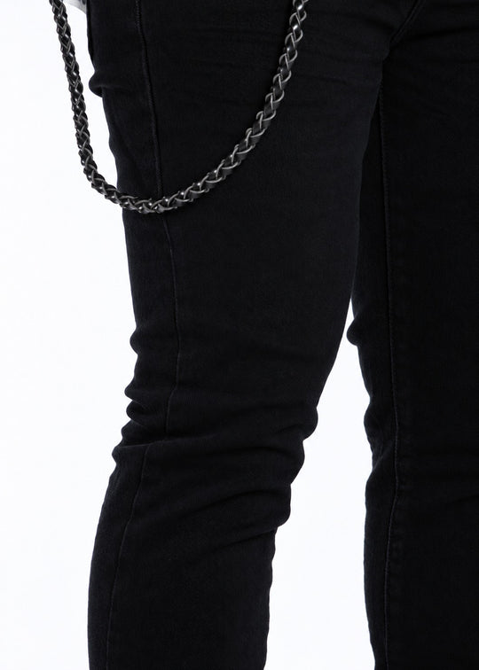 Skinny Core Non-Distress Denim (Black)