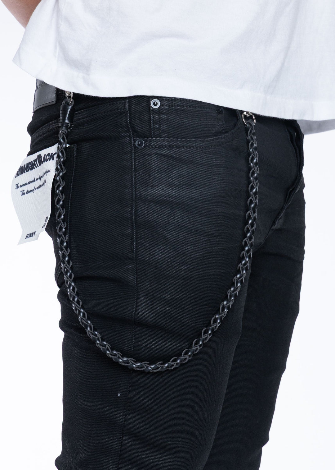 Skinny Wax Jeans (Black Wax)