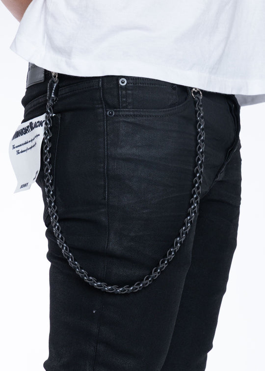 Skinny Wax Jeans (Black Wax)