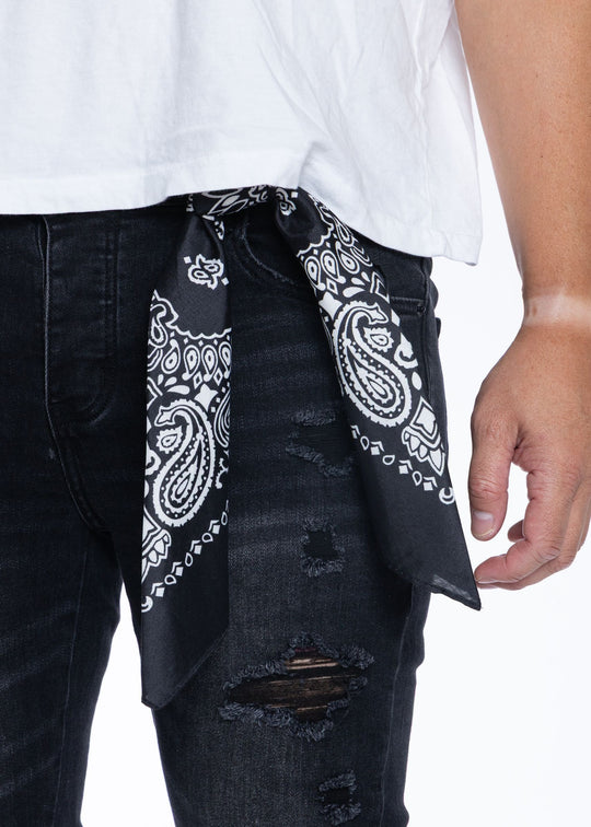 Ankh Denim (Black Bandana)