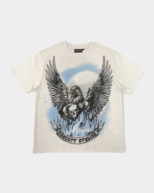 'MC' White Tee