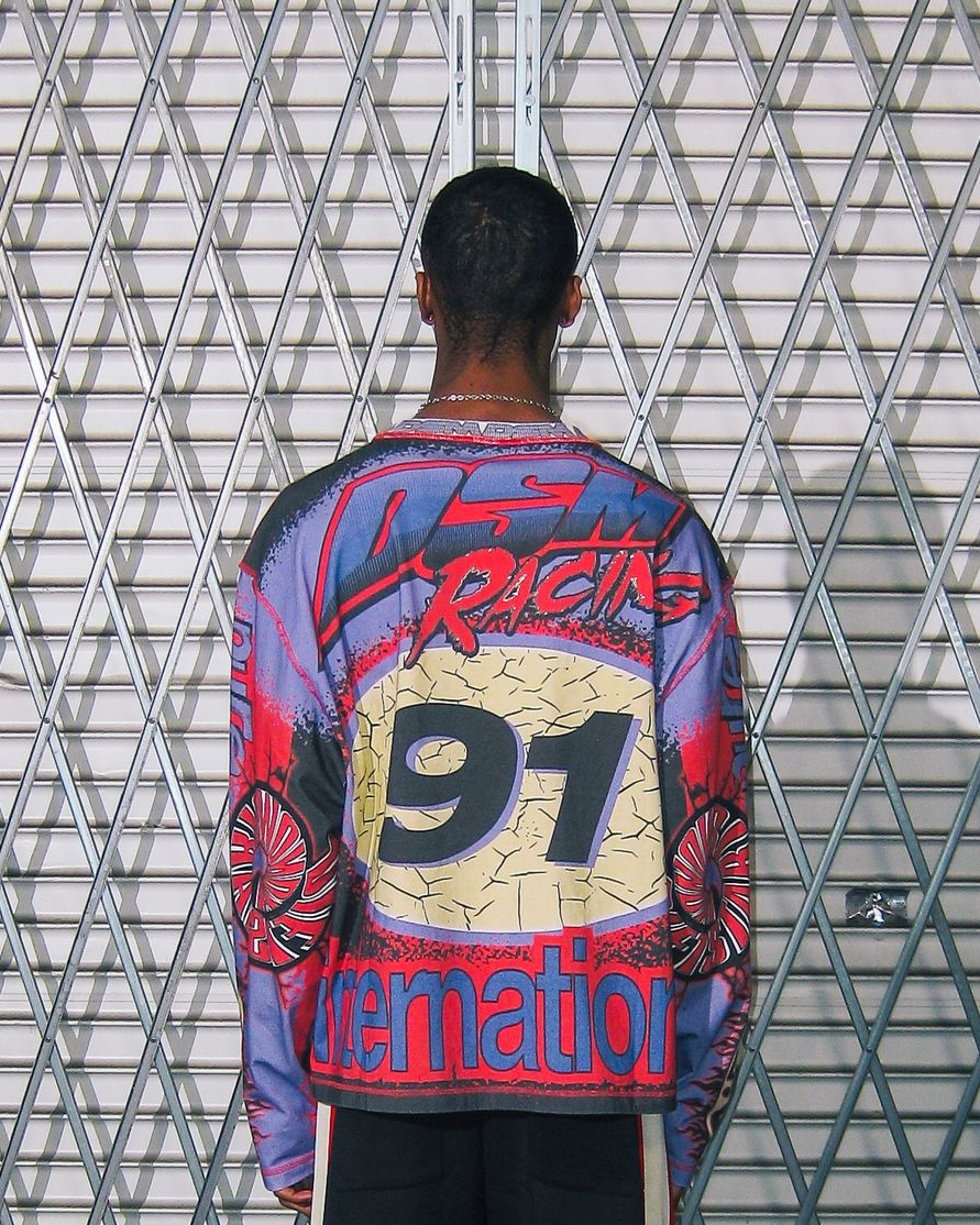 MX Racing Jersey (Black/Red/Purple)