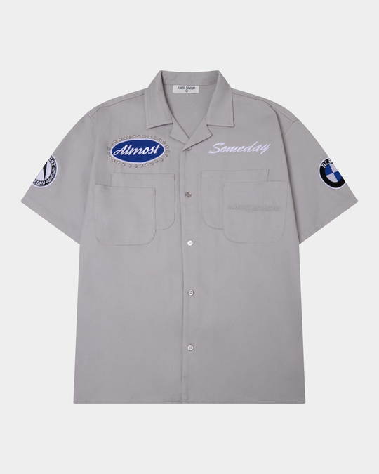 Mechanic Button Up Shirt Khaki