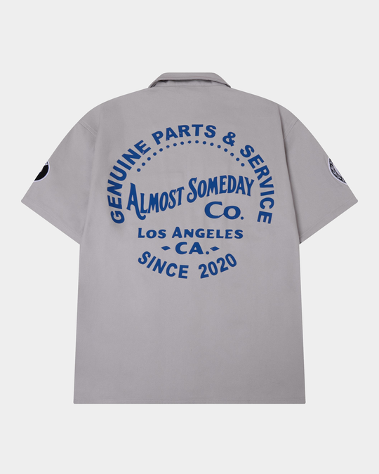 Mechanic Button Up Shirt Khaki