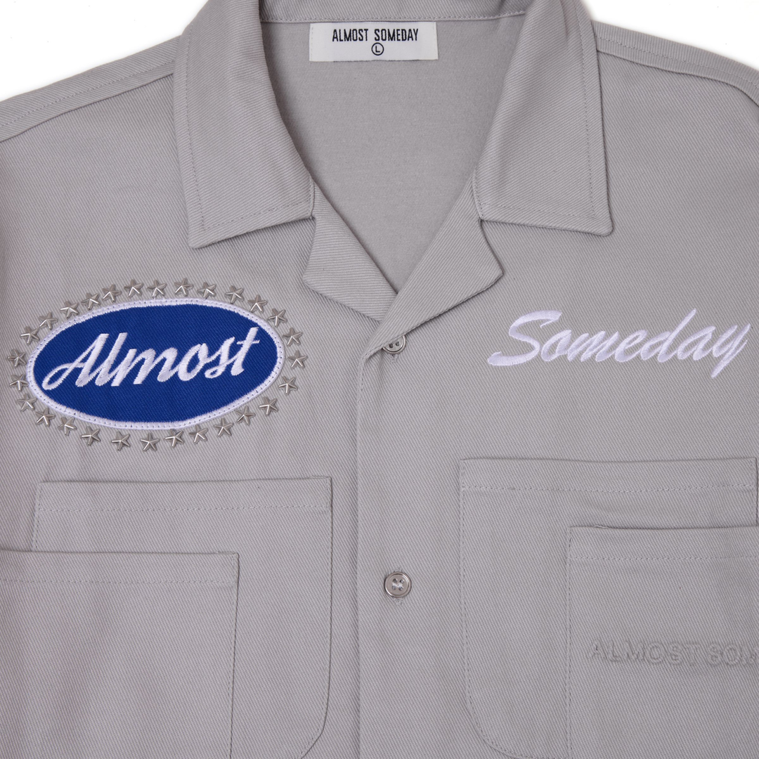 Mechanic Button Up Shirt Khaki