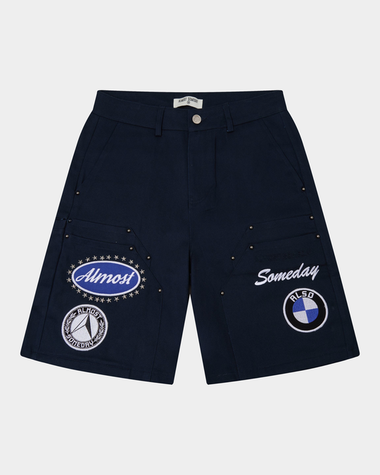 Mechanic Navy Shorts