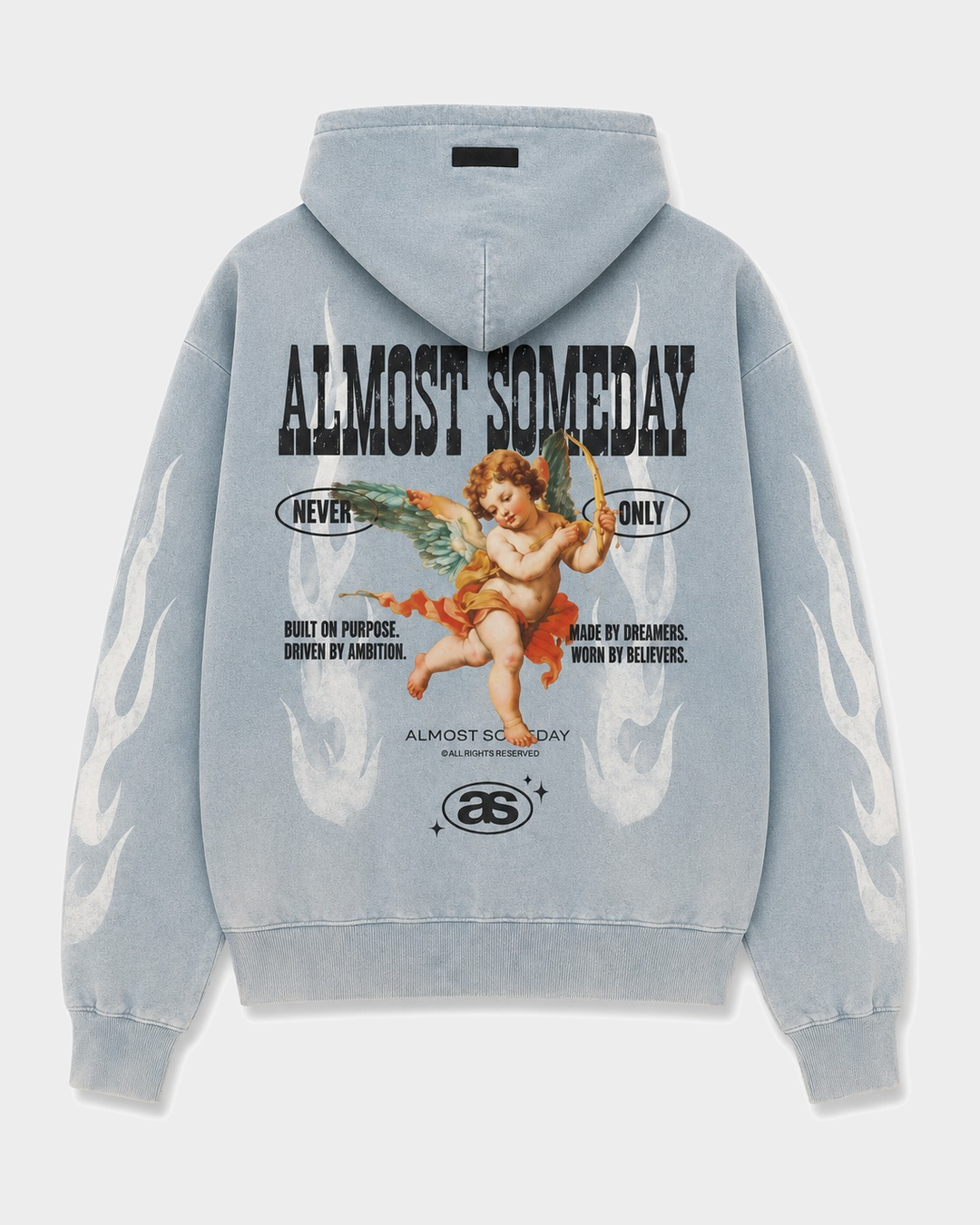 Members Zip Hoodie (Light Blue)