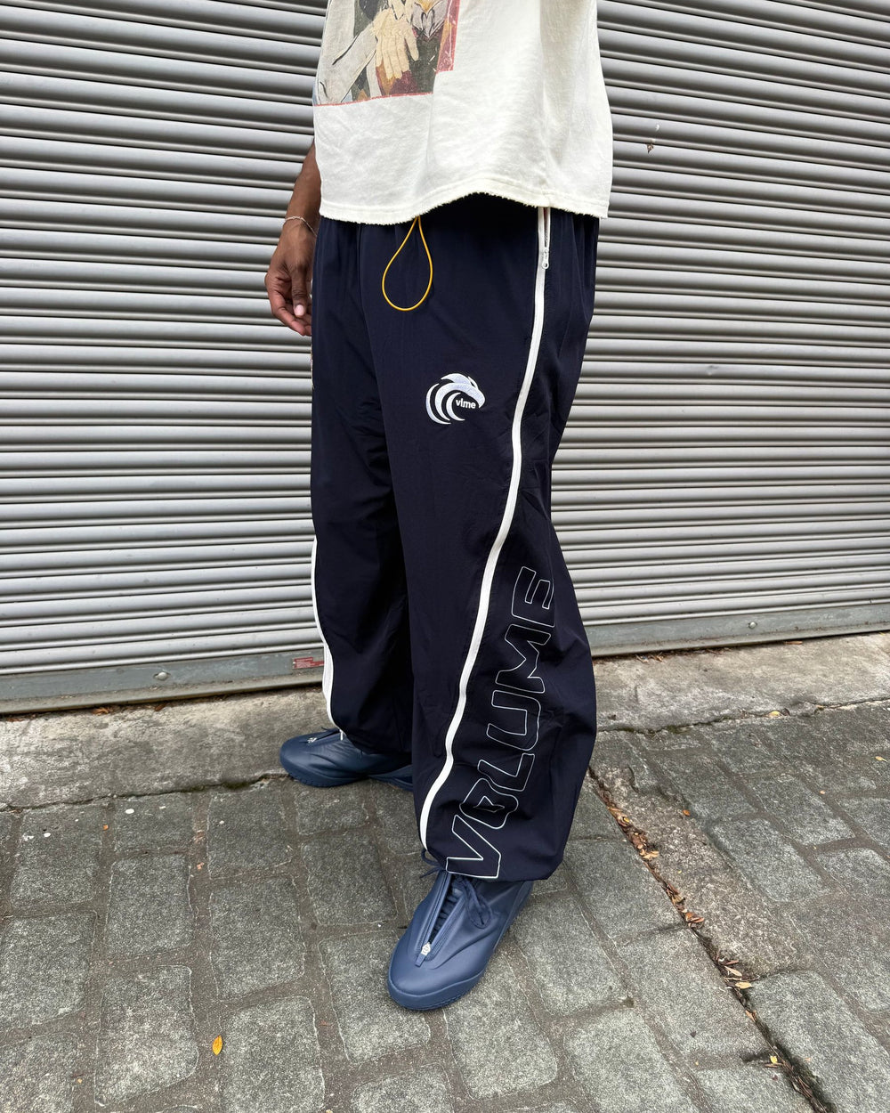 Moto Track Pants (Navy)
