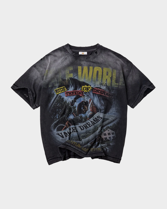 Vale Newspaper Tee - Black