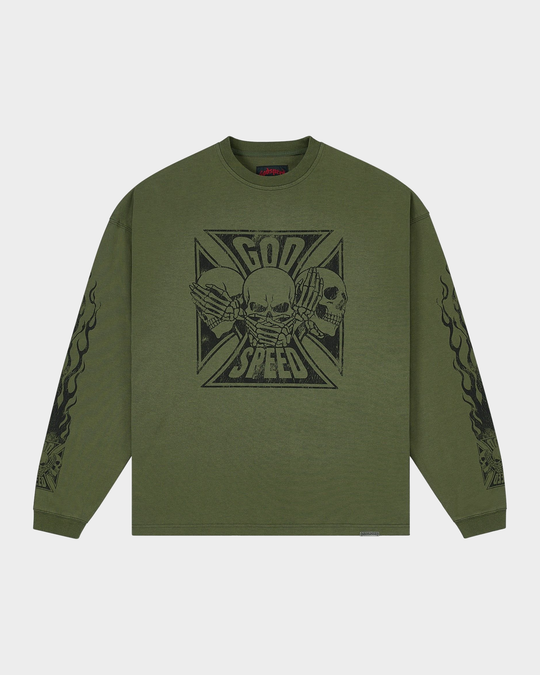 Omerta LS Tee (Olive)