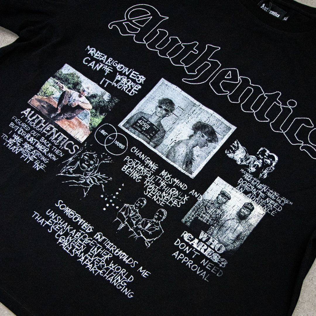Patchwork Tee (Black)