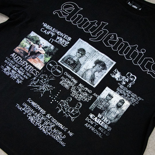 Patchwork Tee (Black)