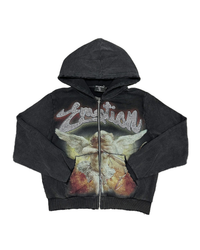 Rhinestone Hoodie (Black)