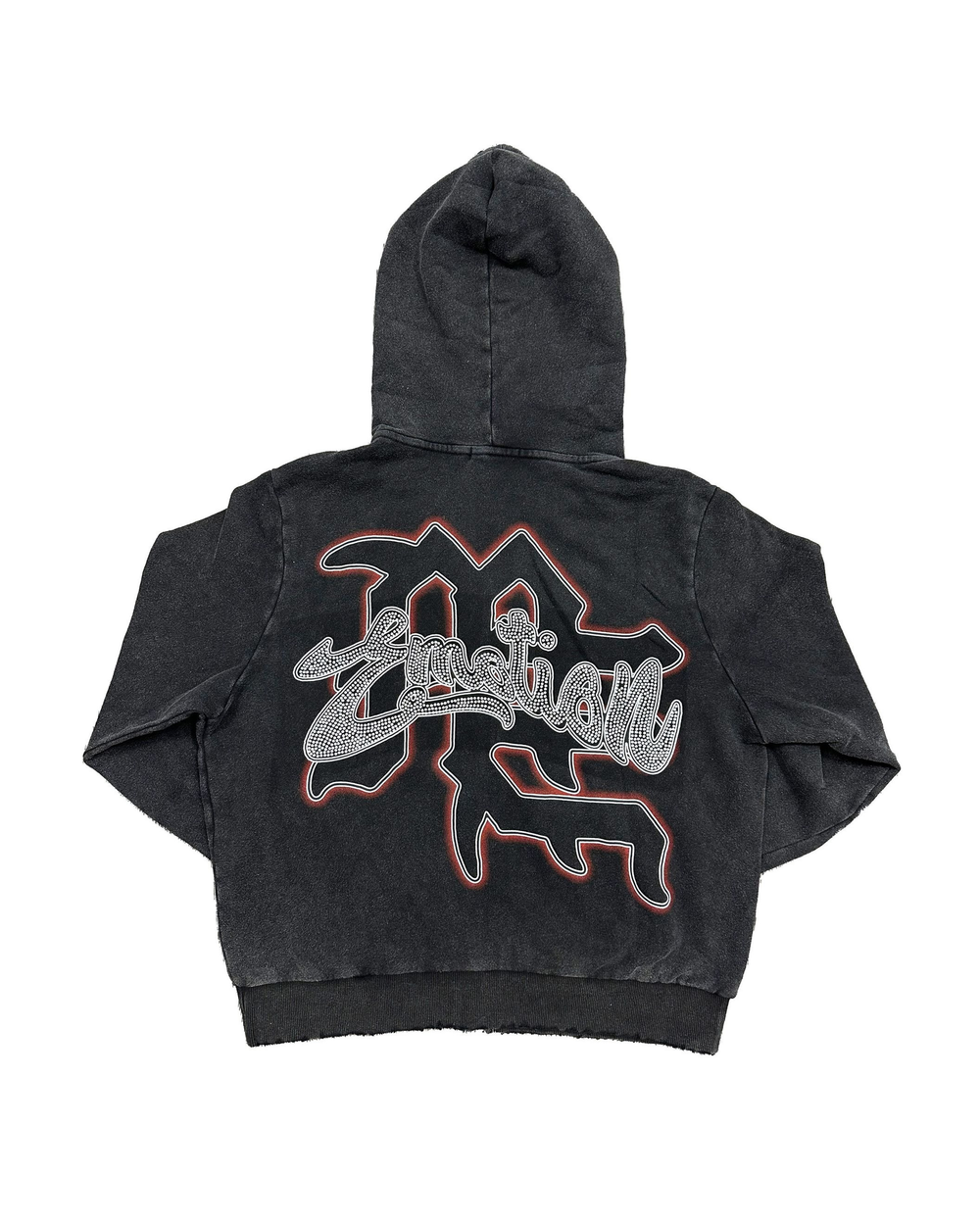 Rhinestone Hoodie (Black)