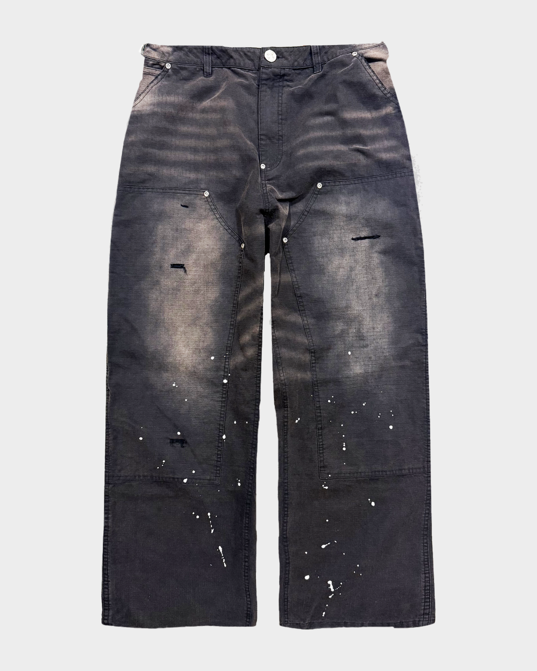 Ripstop Double Knee Pants (Black Wash)
